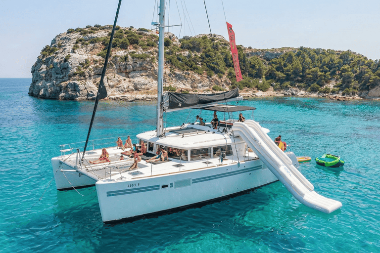 Rhodes Luxury Sunset Catamaran with Open Bar & Water Toys Sunset Luxury Catamaran with Open Bar, Snacks & Water Toys