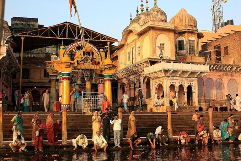 From Mathura: Mathura and Vrindavan Day Trip with Guide From Delhi/Agra/Mathura: Mathura and Vrindavan Day Tripguide