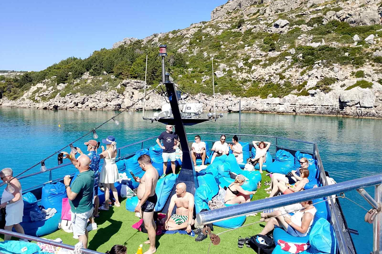 Rhodes: Lindos Cruise with Swimming Stops