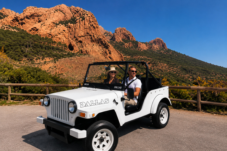 St-Raphaël: Experience the French Riviera differently in a convertible Jeep Dallas
