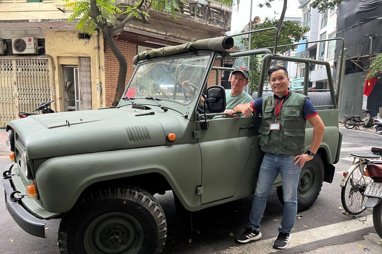 Hanoi: Half‑Day Jeep City Tour, Landmarks & Local Food