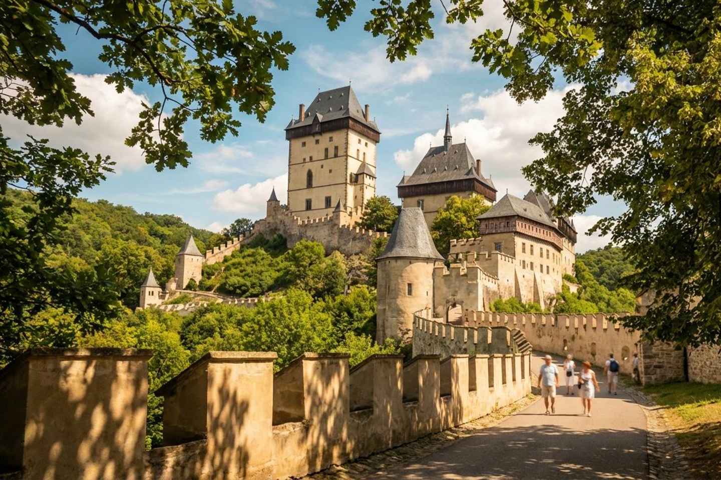 Prague: All-Inclusive Karlstejn Castle and Caves Tour