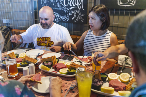 Santiago: wycieczka kulinarna po Barrio Italia z degustacją i napojami