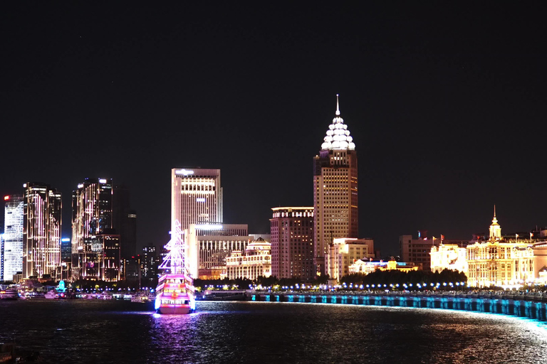 Ticket de entrada para el Crucero Nocturno por el Río Huangpu | Salida por la noche