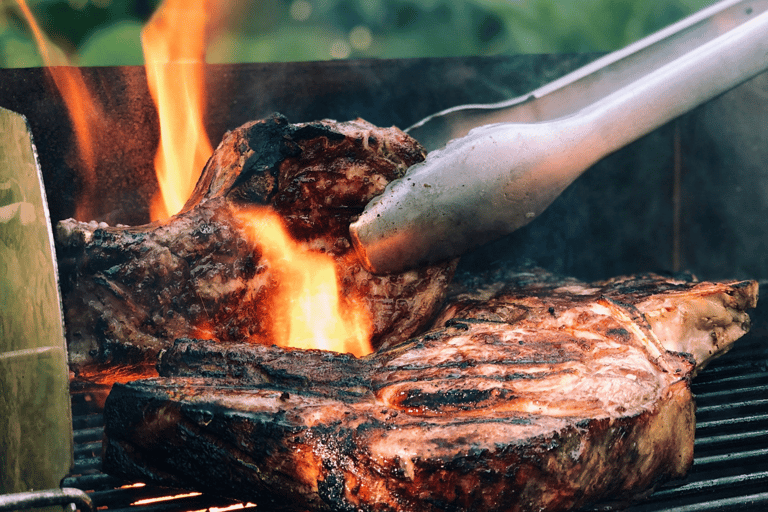 Churrasco no Monte Vesúvio com vista panorâmica