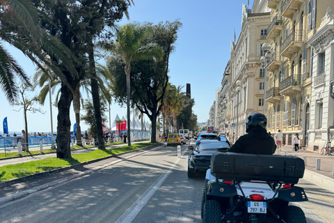 NICE MED ELEKTRISK QUAD:Panoramatur från Nice med mellanmål