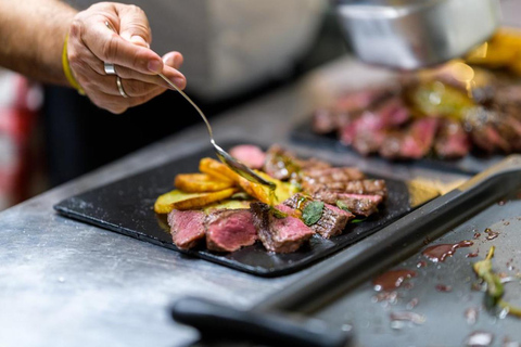 Rzym: Rzymska restauracja z jedzeniem i winemMenu Gold (3 dania)