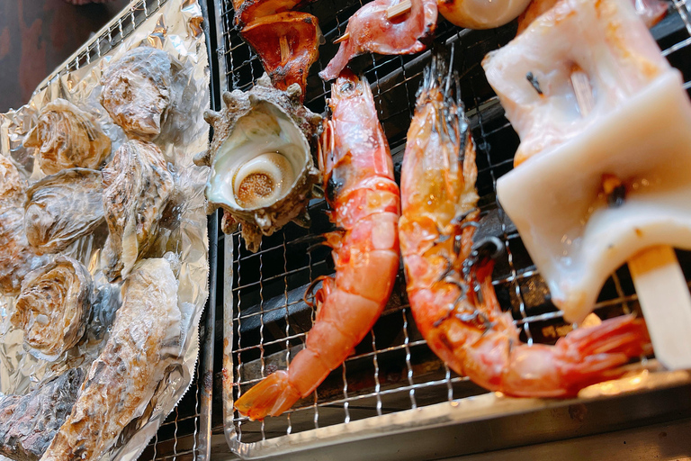 Tokyobukten och Tsukiji fiskmarknad