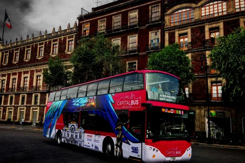 Mexico : Visite en bus nocturne