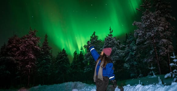 Saariselkä: Guaranteed Aurora Tour in Small Group & Pictures