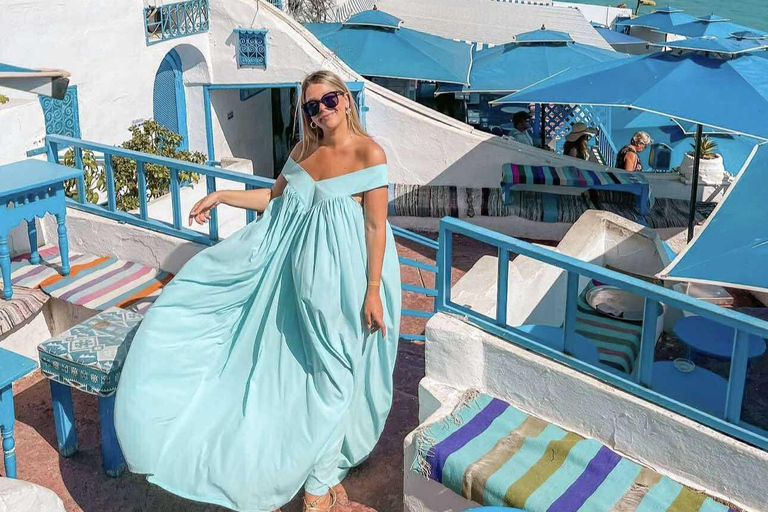 Gammarth & Sidi Bou Said: Sea & Colors Private Tour Pick Up From Tunis