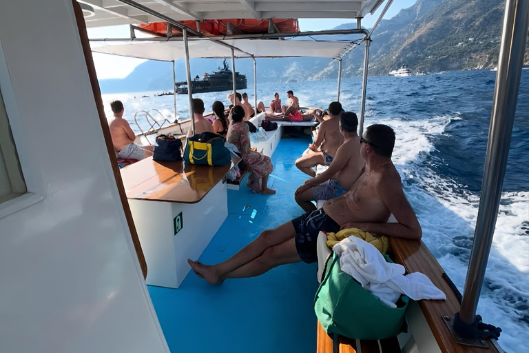 Boat trip from Amalfi: Party boat with music and drinks
