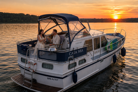 Potsdam 2-Hour Private Cruise with Wine or Prosecco for Two Private 2-Hour Potsdam Cruise with Wine or Prosecco for Two