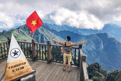 Hanoi: Sapa Excursión de 3 días Pueblo de Cat Cat, Fansipan y Moana