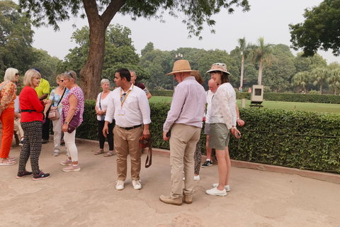 Från Delhi: 5 dagars rundtur i Gyllene TriangelnBIL + GUIDE + BILJETTER TILL MONUMENT