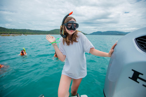 Koh Samui: Avvistamento dei delfini rosa e tour in motoscafo dell&#039;isola di Pig