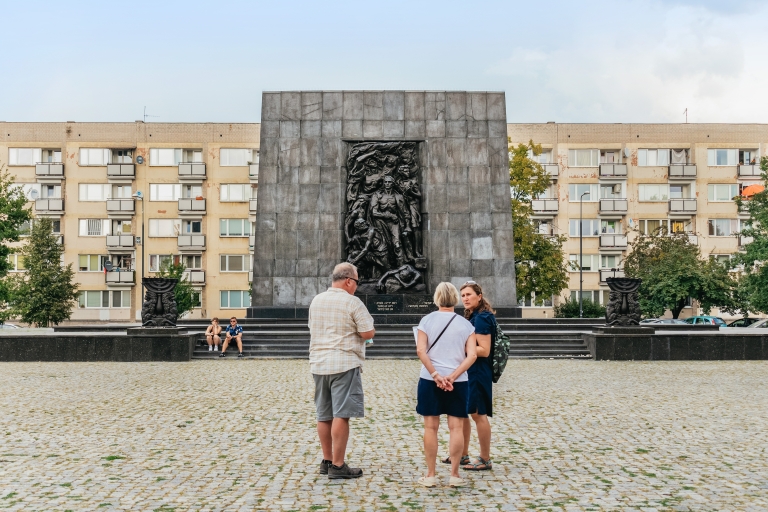 Warschau: privéwandeling door het getto van Warschau met hotelovername