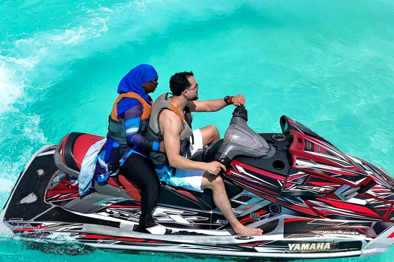 Nungwi/Kendwa: Jet Ski Adventure with Drone Footages Jet ski ride Without Drone Footage (Pickup Included)