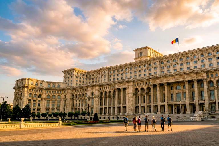 Bucharest Tour: Parliament, Spring Palace, Village Museum Audio Guide 24 Languages