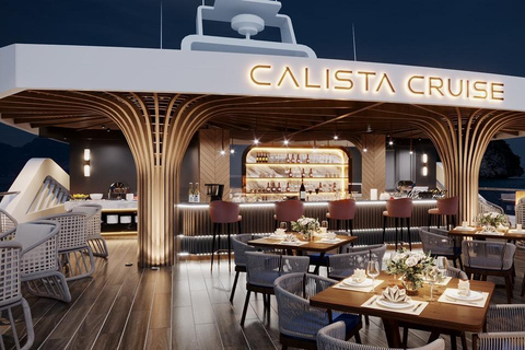 From Hanoi: Ha Long Bay 2-Day Cruise Calista 6 Stars Cruise