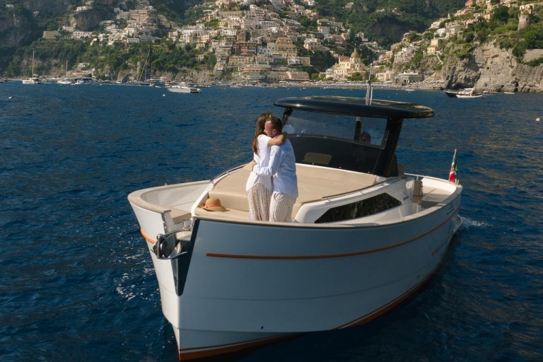 From Positano: Private Tour to Capri on a 2023 Gozzo Boat Capri Private Tour from Positano by_ NEW Gozzo 35ft | 2023