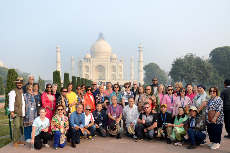 Beyond the Taj: Sunrise, Hidden Agra Walk & Rooftop B’fast Private Tour with Car, Driver, Tour Guide & Entry Tickets