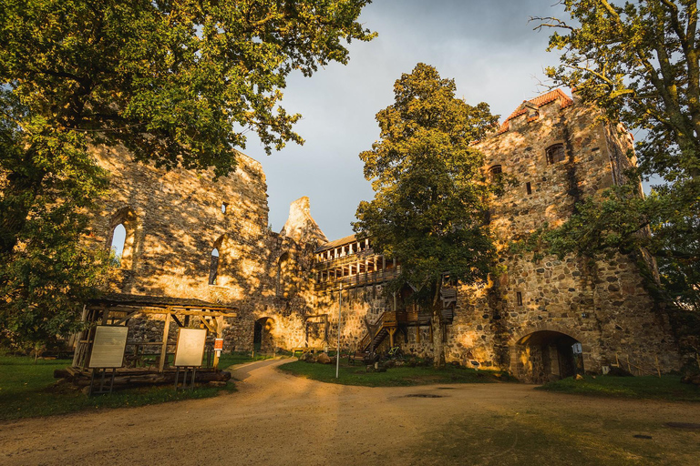 De Riga: viagem de 1 dia particular para os castelos de Cesis, Sigulda e Turaida