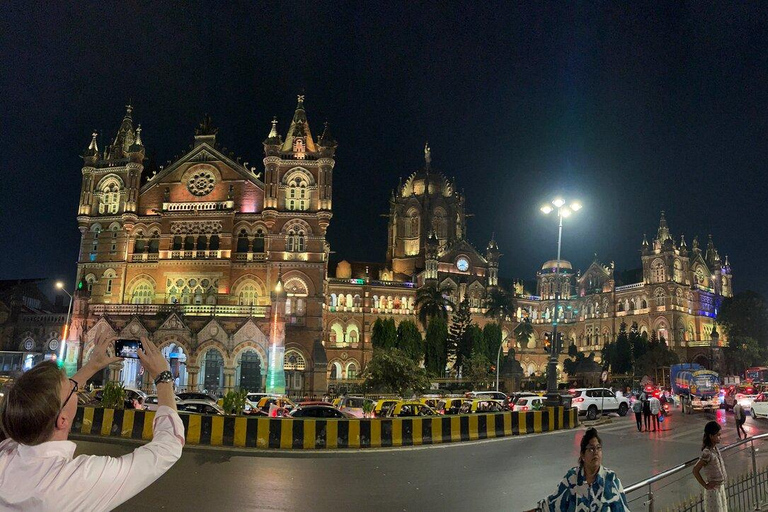Mumbai: Private Evening City & Street Food Tour with AC Car Small Group Heritage Walking Tour