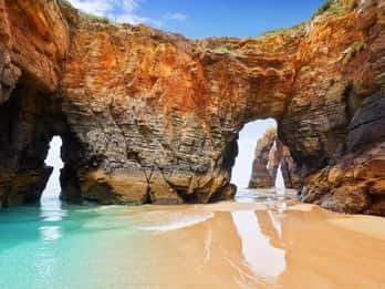 Excursion to Playa de las Catedrales, Ribadeo, and Tapia de Casariego