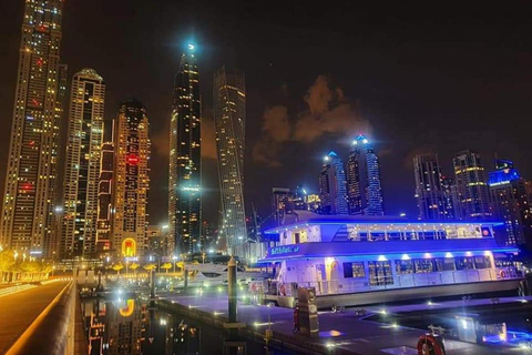 Dîner-croisière de luxe sur le Dhow Marina de Dubaï (catamaran)