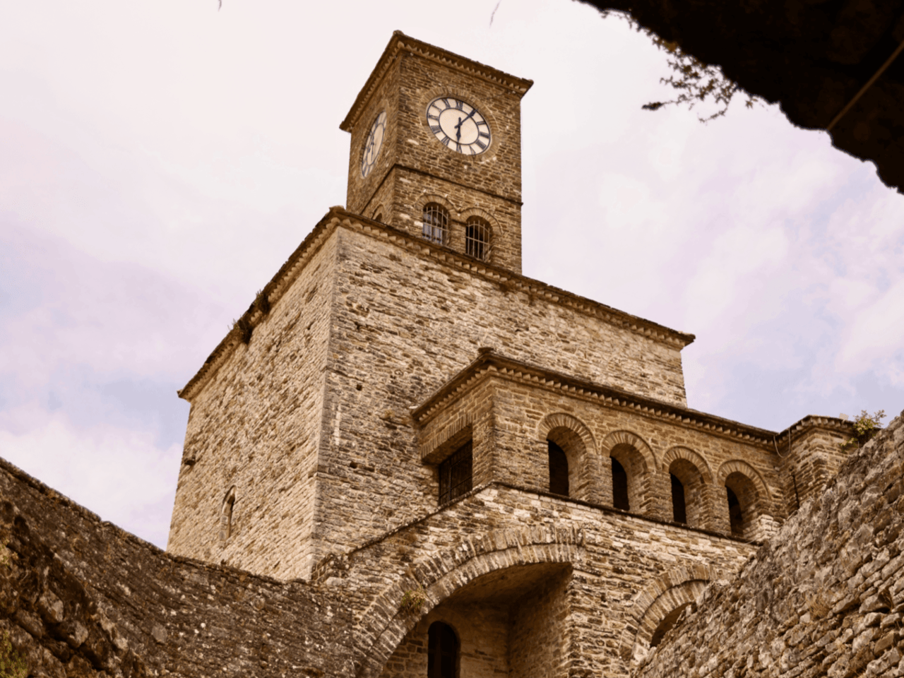 Eintrittskarte für die Burg Gjirokastra