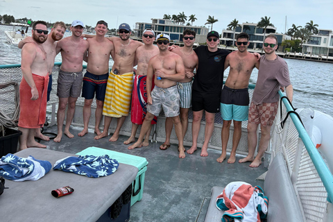 Fort Lauderdale Private Sandbar Swim & Party Boat (15-45) 4hr Large Private Party Boat