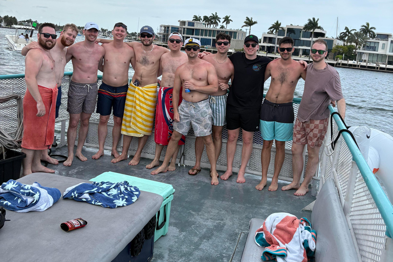 Fort Lauderdale Private Sandbar Swim & Party Boat (15-45) 4hr Large Private Party Boat