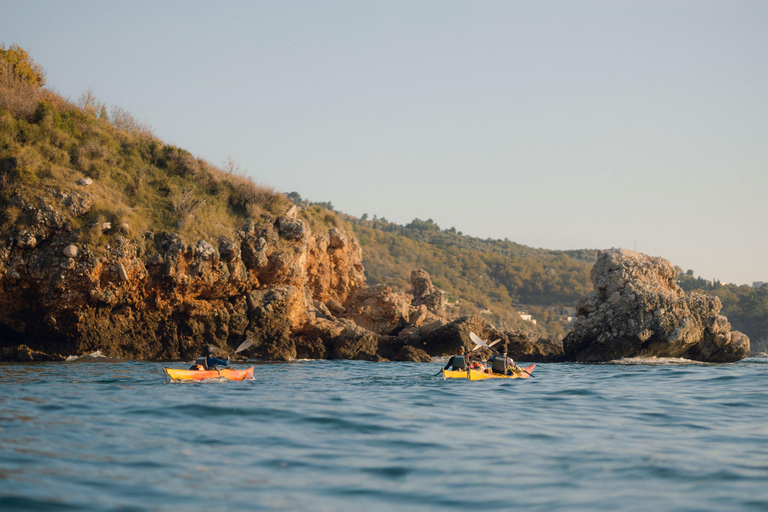 Budva: 18km Sea Kayak Mini Expedition to Petrovac Islands