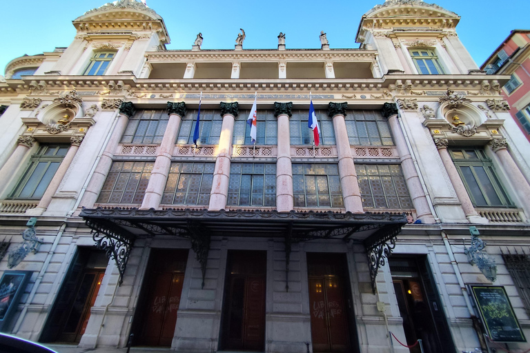 Nizza: tour della città in famiglia in bicicletta Taxi elettrico (4 posti)