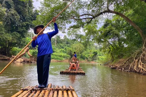 Krabi: Khaosok Jungle Walk, Bamboo Rafting, or Canoeing Tour
