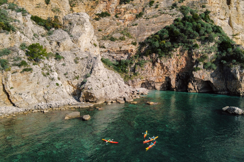 Budva: Winter Sea Kayak Tour to Caves & St Nicholas Island