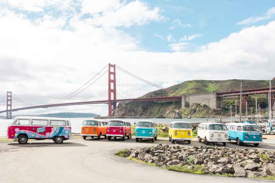 San Francisco: Stadtführung in Kleingruppen mit einem alten VW-Bus. Foto: GetYourGuide