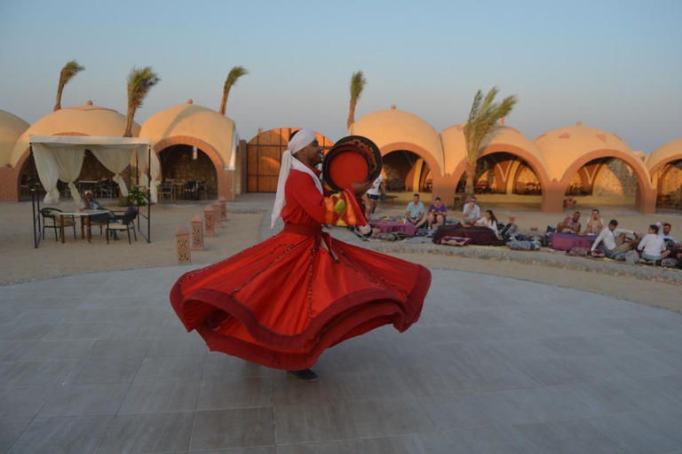 Hurghada: Quad Bike and Camel Ride with Dinner and Show pickup from hotels inside hurghada