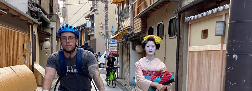 Kyoto : Visite d'une jounée à vélo avec déjeuner léger