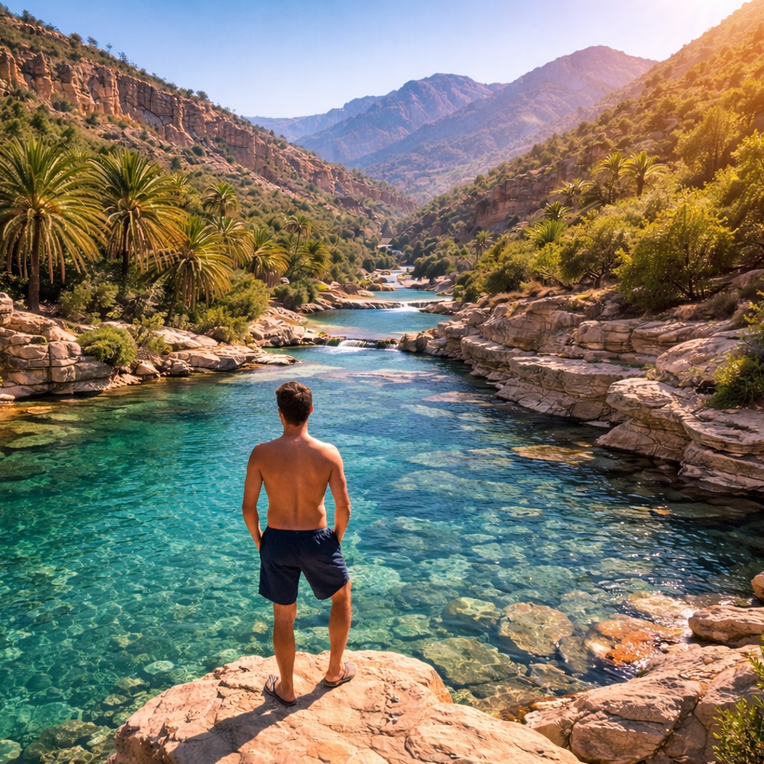 Agadir : excursion d'une demi-journée dans la vallée du Paradis et les montagnes de l'Atlas