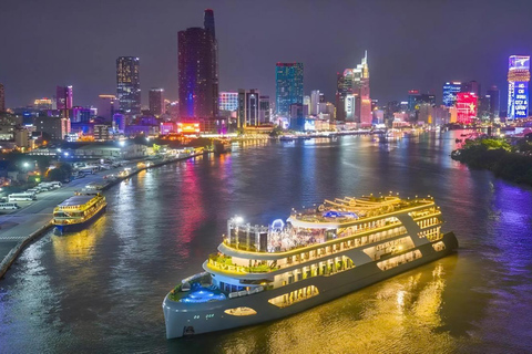 Romantic Saigon Dinner On Cruise Tour With Private Table Shared Table On The Cruise & Without Pick-Up and Drop Off