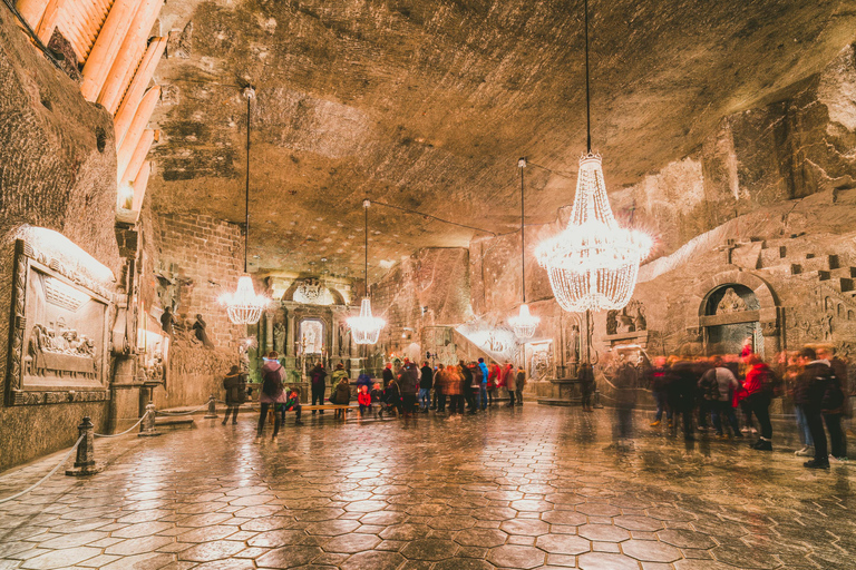 From Krakow: Half-Day Salt Mine and Schindler's Factory Tour From Old Town: %%OFF English Guided Tour with Meeting Point