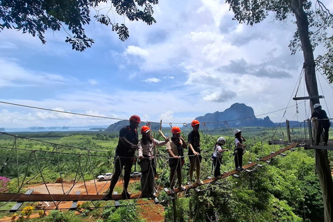 Krabi: ATV Nature Viewpoint & Zipline with Pickup Single rider : 30-Min ATV + Zipline Adventure