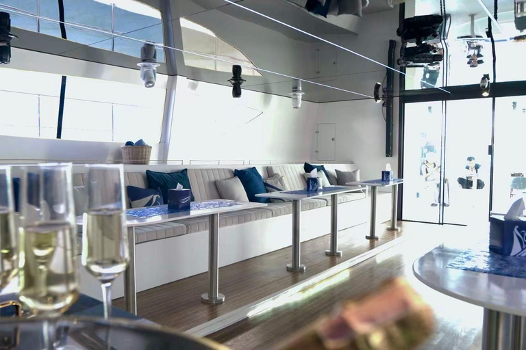 Pattaya: Premium Yacht Sunset Cruise to Koh Larn This program includes pickup from hotels in Pattaya city.