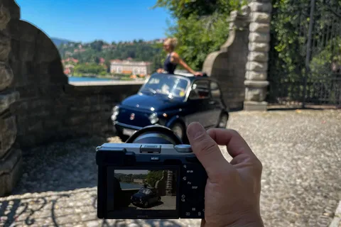 Lago de Como: 2 h de foto en un Fiat 500 clásico
