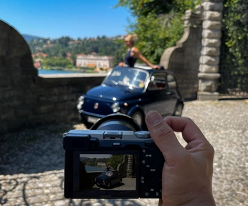Comomeer: 2 uur fototour in een klassieke Fiat 500