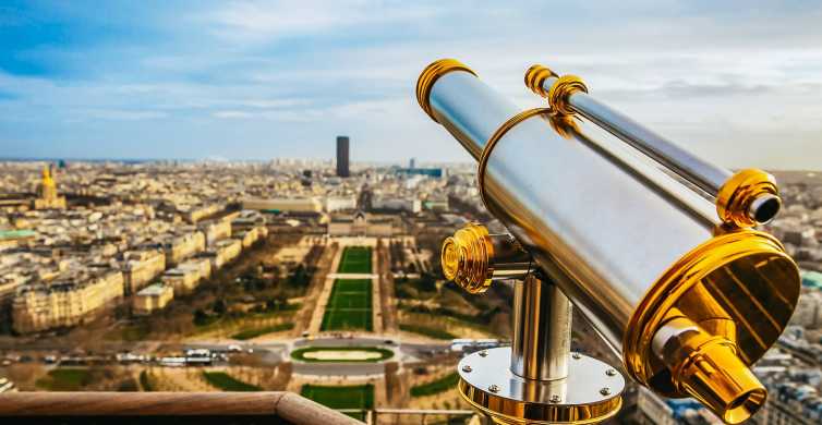 Gold Eiffel Tower Sparkle Paris Backdrop for Photography LV-1210