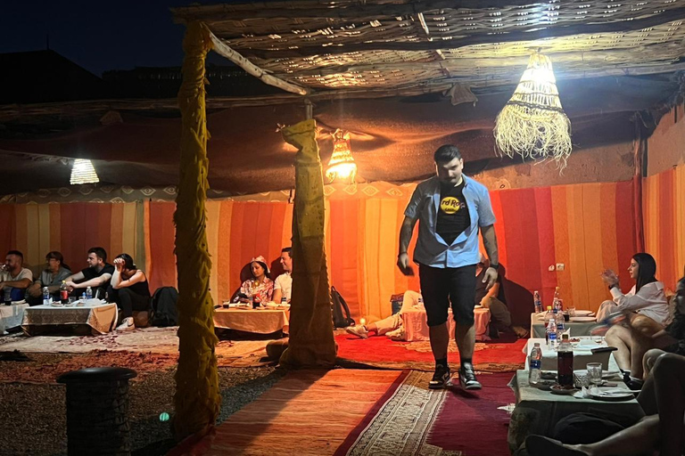 Marrakesh: Desert Sunset with Dinner and Show Marrakesh: Desert Sunset Camel ride with Dinner and Show