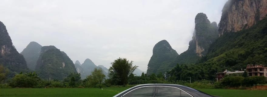 Aeroporto de Guilin Liangjiang (KWL) de/para hotel em Yangshuo